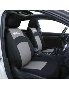 Funda de asiento Sparco SPCS402BL Negro/Azul | Tienda24 Tienda24.eu