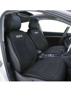 Seat cover Sparco SPCS402BL Black/Blue | Tienda24 Tienda24.eu