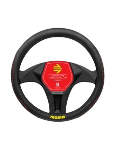 Forro para o Volante Dunlop Preto Vermelho Ø 38 cm | Tienda24 Tienda24.eu