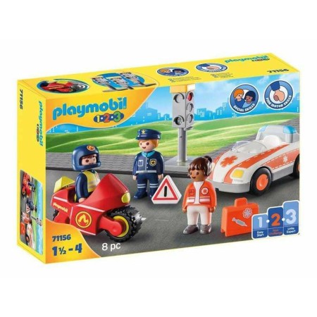 Playset Playmobil 71156 1.2.3 Day to Day Heroes 8 Peças de Playmobil, Playsets de figuras de brincar - Ref: S2429268, Preço: ...