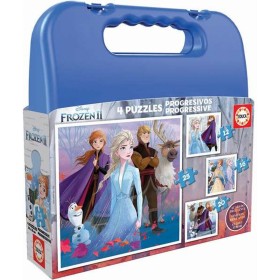 Set mit 4 Puzzeln Educa Frozen II 73 Stücke von Educa, Klassische Puzzles - Ref: S2429430, Preis: 9,50 €, Rabatt: %