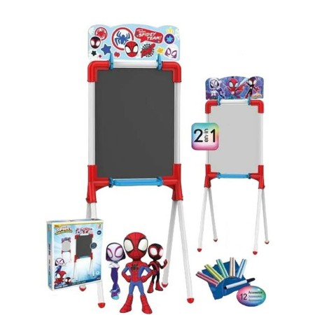 Pizarra 2 en 1 Spidey Magnética Accesorios x 12 37 x 32 x 98 cm de Spidey, Pizarras de tiza y rotulador - Ref: S2429561, Prec...