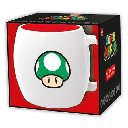 Tasse mit Box Super Mario 1-UP aus Keramik 360 ml | Tienda24 - Global Online Shop Tienda24.eu