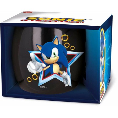 Taza con Caja Sonic Cerámica 360 ml de Sonic, Tazas - Ref: S2429977, Precio: 9,47 €, Descuento: %