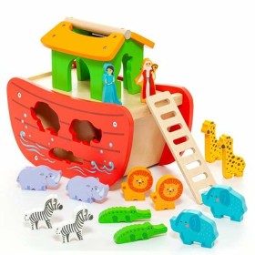 Playset Moltó Noah's ark Bois 17 Pièces de Moltó, Playsets de figurines de jouets - Réf : S2430012, Prix : 26,21 €, Remise : %