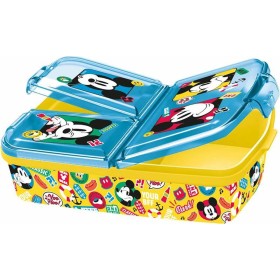 Lunchbox mit Fächern Mickey Mouse Fun-Tastic Polypropylen 22 x 14 x 6 cm 19,5 x 16,5 x 6,7 cm von Mickey Mouse, Lagerung von ...