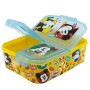 Compartment Lunchbox Mickey Mouse Fun-Tastic polypropylene 22 x 14 x 6 cm 19,5 x 16,5 x 6,7 cm by Mickey Mouse, Food storage ...