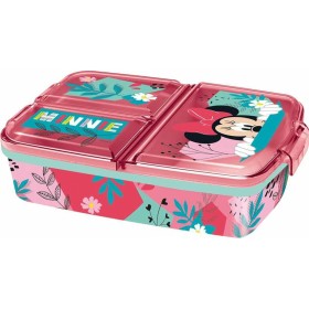 Contenitore a Scomparti Minnie Mouse 19,5 x 16,5 x 6,7 cm polipropilene di Minnie Mouse, Conservazione di alimenti - Rif: S24...