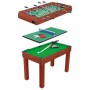 Mesa Multijuegos 120 x 80 x 61 cm 3 en 1 de BigBuy Fun, Futbolines - Ref: S2430064, Precio: 202,78 €, Descuento: %