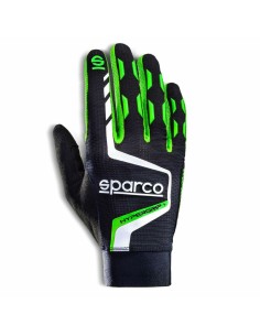 Gants de conduite pour hommes OMP SPORT Noir/Blanc S | Tienda24 Tienda24.eu