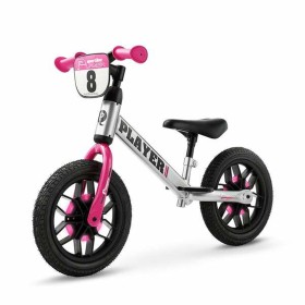 Bicicleta Infantil New Bike Player Luzes Cor de Rosa 10" de BigBuy Fun, Bicicletas sem pedais - Ref: S2430084, Preço: 64,12 €...