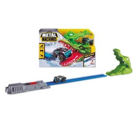 Piste lanceur Zuru Metal Machines Croc Attack 30 x 9 cm de Zuru, Circuits - Réf : S2430233, Prix : 11,12 €, Remise : %