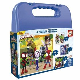 Set de 4 Puzzles Spidey Porte documents Difficulté progressive de Spidey, Puzzles classiques - Réf : S2430251, Prix : 9,50 €,...