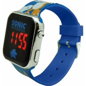 Digitale uhr Sonic Für Kinder LED-Screen Blau Ø 3,5 cm von Sonic, Armbanduhren - Ref: S2430990, Preis: 12,50 €, Rabatt: %