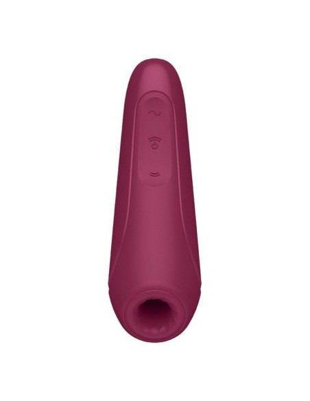 Aspirateur à clitoris Satisfyer Curvy 1+ Bordeaux | Tienda24 Tienda24.eu