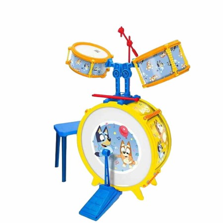 Batería Musical Bluey Infantil 55 x 36 x 38 cm de Bluey, Tambores y percusión - Ref: S2431593, Precio: 39,66 €, Descuento: %