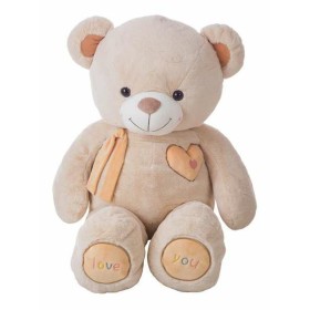 Jouet Peluche Valentin Beige Ours 115 cm de BigBuy Kids, Animaux et personnages - Réf : S2431741, Prix : 47,58 €, Remise : %