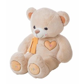 Fluffy toy Valentin Beige Bear 100 cm by BigBuy Kids, Animals and figures - Ref: S2431743, Price: 36,29 €, Discount: %