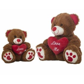 Fluffy toy Amour Bear Heart 28 cm by BigBuy Kids, Animals and figures - Ref: S2431786, Price: 7,88 €, Discount: %