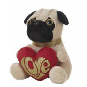 Fluffy toy Pug 26 cm by BigBuy Kids, Animals and figures - Ref: S2431789, Price: 10,39 €, Discount: %