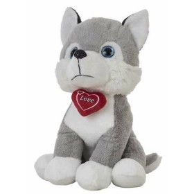 Fluffy toy Husky Heart 48 cm by BigBuy Kids, Animals and figures - Ref: S2431791, Price: 15,72 €, Discount: %