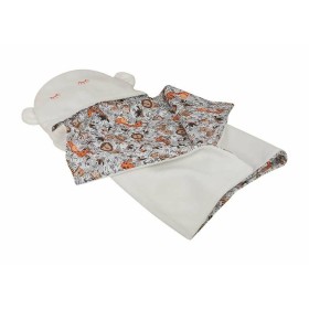 Manta para Bebé Reversible Con capucha 90 x 66 cm Jungla de BigBuy Kids, Mantas y mantitas - Ref: S2431834, Precio: 15,78 €, ...