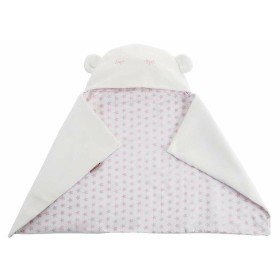 Coperta per Neonato Orso Ricamo Azzurro Doppia | Tienda24 - Global Online Shop Tienda24.eu