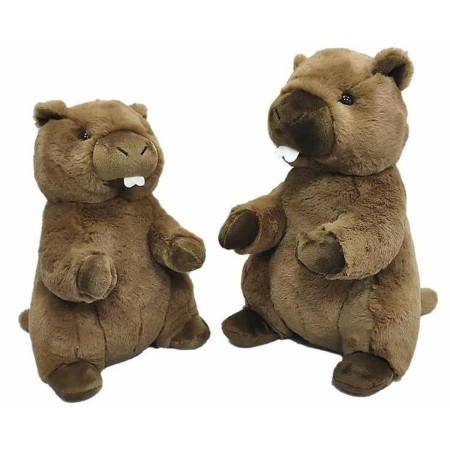 Fluffy toy Brune Marmot 38 cm | Tienda24 - Global Online Shop Tienda24.eu