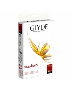 Preservativi Glyde Fragola 18 cm (10 uds) da Glyde, Preservativi maschili - Ref: S4000941, Precio: 10,62 €, Descuento: %