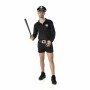 Fantasia para Adultos Polícia Homem 4 Peças Curto Preto de BigBuy Carnival, Adultos - Ref: S2433634, Preço: 22,22 €, Desconto: %