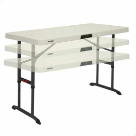 Table Piable Lifetime Lifetime 122 x 86 x 61 cm Crème Acier Plastique de Lifetime, Tables de service - Réf : S2433788, Prix :...