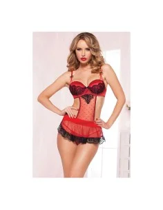 Set di Lingerie Seven Til Midnight Rosso/Nero da Seven Til Midnight, Completi intimi - Ref: S4003317, Precio: 22,88 €, Descue...