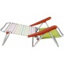 Chaise Pliante avec Repose-Tête 80 x 65 x 45 cm Multiposition A rayures de BigBuy Outdoor, Chaises pliantes - Réf : S2434139,...