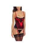 Corset Seven Til Midnight 9637 Noir/Rouge (L - EU 42-44) | Tienda24 Tienda24.eu