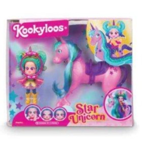 Poupée Kookyloos 20,2 x 24,5 x 5,5 cm Licorne 2 Pièces de Kookyloos, Poupées mannequins - Réf : S2434244, Prix : 18,62 €, Rem...