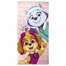 Beach Towel The Paw Patrol Pink 70 x 140 cm Microfibre by The Paw Patrol, Towels - Ref: S2434371, Price: 7,74 €, Discount: %