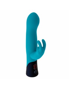 Rabbit Vibrator Liebe Blue (21,5 x 3,5 cm) by Liebe, Double vibrators - Ref: S4004237, Price: 37,35 €, Discount: %