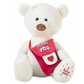 Fluffy toy Bear 55 cm White by BigBuy Kids, Animals and figures - Ref: S2434959, Price: 18,08 €, Discount: %