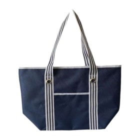 Saco de Praia Azul escuro Oxford 48 x 18 x 34 cm de BigBuy Outdoor, Sacos de tecido e de praia - Ref: S2434995, Preço: 7,13 €...