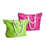 Beach Bag Green Pink Oxford 59 x 19 x 40 cm by BigBuy Outdoor, Cloth and beach bags - Ref: S2434996, Price: 7,27 €, Discount: %