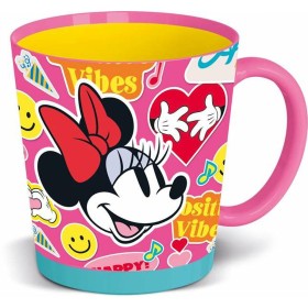 Henkelbecher Minnie Mouse Flower Power 410 ml Kunststoff von Minnie Mouse, Tassen - Ref: S2435102, Preis: 10,51 €, Rabatt: %