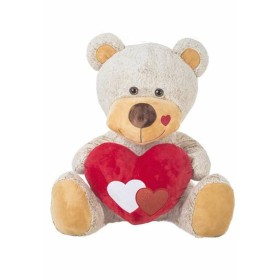 Fluffy toy 90 cm Bear Heart by BigBuy Kids, Animals and figures - Ref: S2435155, Price: 33,02 €, Discount: %