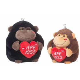 Fluffy toy Ape Kiss 32 cm Gorilla by BigBuy Kids, Animals and figures - Ref: S2435158, Price: 10,89 €, Discount: %