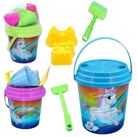 Beach toys set Juinsa Unicorn 21 x 20 cm | Tienda24 - Global Online Shop Tienda24.eu