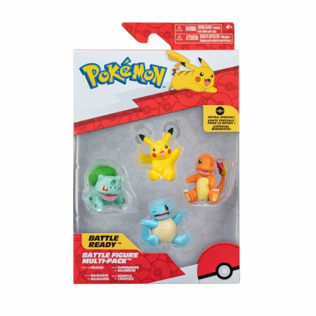 Figure Pokémon Kanto 5 cm 4 Pieces by Pokémon, Fantastic creatures - Ref: S2435437, Price: 29,55 €, Discount: %