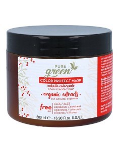 Masque pour cheveux Color Protect Pure Green Green Color (500 ml) de Pure Green, Soins et masques - Ref: S4245509, Precio: €2...