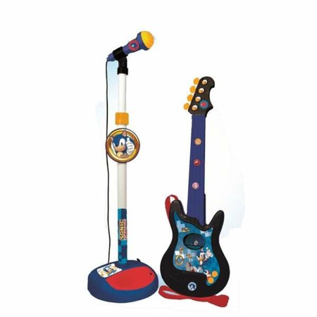 Guitarra Infantil Sonic Microfone para Karaoke de Sonic, Guitarras e cordas - Ref: S2435936, Preço: 31,92 €, Desconto: %