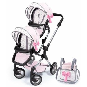 Carrito para Muñecas Reig Gemelar Rosa de Reig, Cochecitos - Ref: S2435965, Precio: 90,86 €, Descuento: %