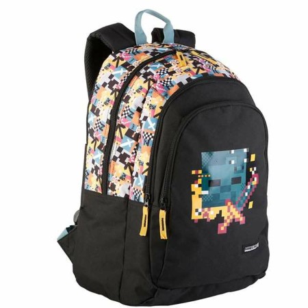 School Bag Minecraft Pixel Black 44 x 30 x 20 cm by Minecraft, Children's Backpacks - Ref: S2436056, Price: 33,93 €, Discount: %