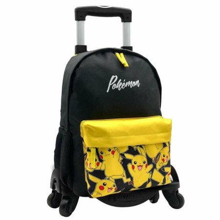 School Rucksack with Wheels Pokémon Pikachu 42 x 31 x 13,5 cm by Pokémon, Children's Backpacks - Ref: S2436111, Price: 50,59 ...